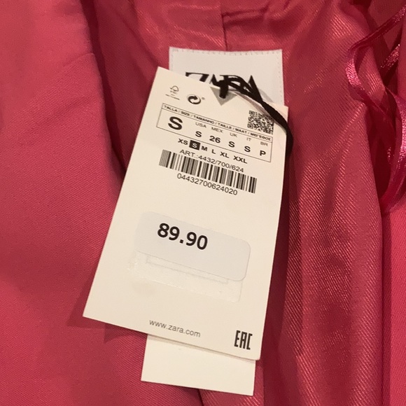 Zara oversized blazer sz s NWT - Picture 4 of 5